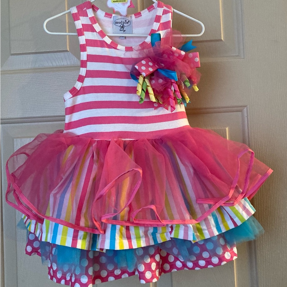 Mud Pie Striped Tutu Dress - Picture 3 of 4